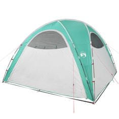 Greatstore Vrtni šotor zelen 360x360x219 cm 190T taft