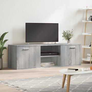 shumee TV omarica siva sonoma 120x34x37 cm iverna plošča