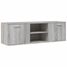 Greatstore TV omarica siva sonoma 120x34x37 cm iverna plošča