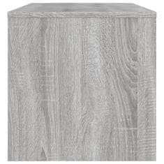 Greatstore TV omarica siva sonoma 120x34x37 cm iverna plošča