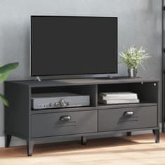 Greatstore TV omarica VIKEN antracitno siva trdna borovina