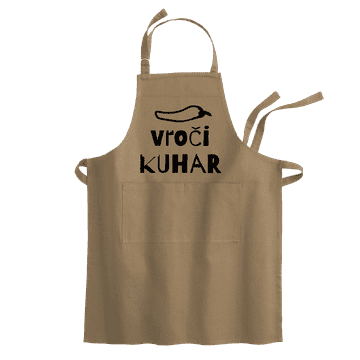 Cyber print shop Predpasnik s potiskom Vroci kuhar