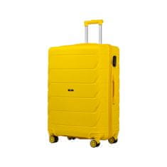 Rowex Srednji univerzalni potovalni kovček Dash, rumen, 66x42x26 cm (66l)
