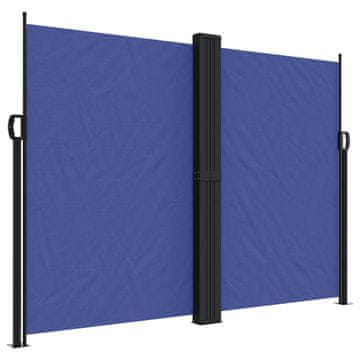 Vidaxl Zložljiva stranska tenda modra 180x600 cm