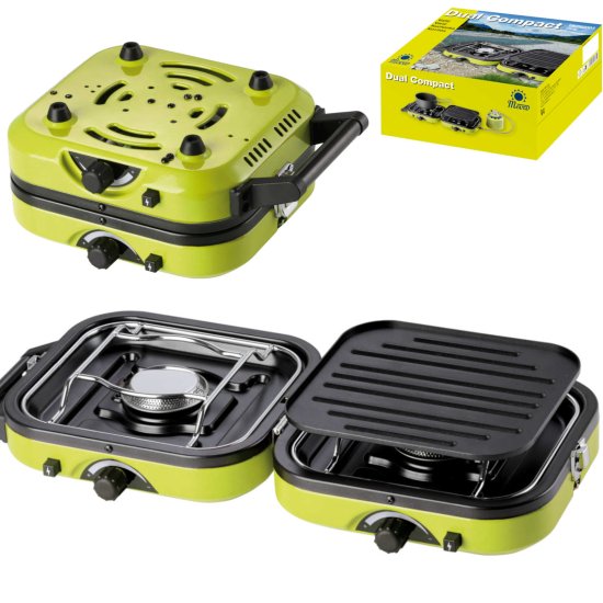 shumee DUAL COMPACT + GRILL dvojni štedilnik za kampiranje