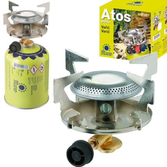 shumee Plinska turistična peč na plinske kartuše z navojem 7/16" ATOS 1,8kW