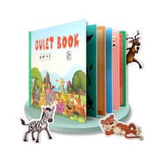 Netscroll Tiha knjiga, ki spodbuja vsa področja otrokovega razvoja, QuietBook