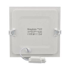 BRAYTRON Vgradni LED panel 12W IP40 3000K