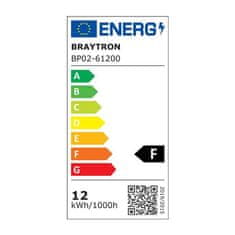 BRAYTRON Vgradni LED panel 12W IP40 3000K
