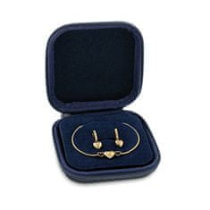 Tommy Hilfiger Originalni komplet pozlačenega nakita s srčki Minimal Hearts 2770176