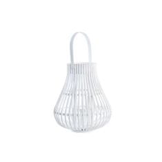 DKD Home Decor Svetilka DKD Home Decor Bela večbarvna kovinska bambusova kristalna urbana 30 x 40 cm 29 x 29 x 34 cm
