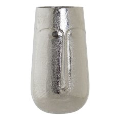 DKD Home Decor Vaza DKD Home Decor Face Silver Aluminium Modern 16 x 16 x 28 cm