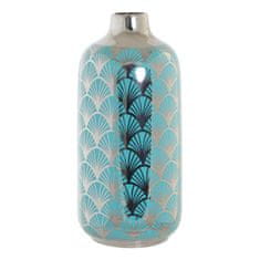 DKD Home Decor Vaza DKD Home Decor Porcelan Turkizna Oriental (15 x 15 x 41,5 cm)