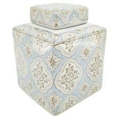 DKD Home Decor Vaza DKD Home Decor 15,5 x 15,5 x 21,5 cm porcelan bež modra arabska