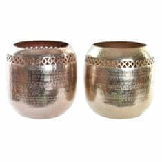 DKD Home Decor Vaza DKD Home Decor Copper 24 x 24 x 22 cm Golden Aluminium Arab Die-cutting (2 enoti) 