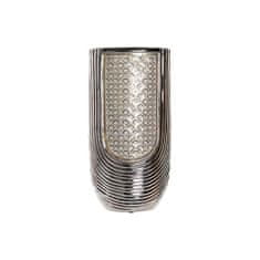 DKD Home Decor Vaza DKD Home Decor Silver Golden Stoneware (24 x 13 x 47 cm)