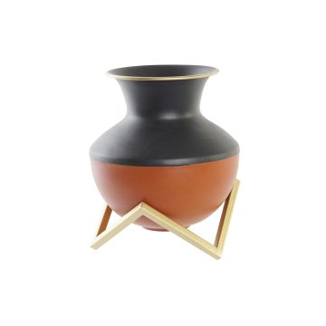 DKD Home Decor Vaza DKD Home Decor Metal Multicolor Modern 18 x 18 x 21 cm