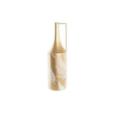 DKD Home Decor Vaza DKD Home Decor Golden Metal Cream Tropical List rastline (21 x 21 x 71 cm)