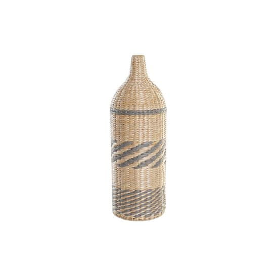 DKD Home Decor Vaza DKD Home Decor Fibre Natural Grey (20 x 20 x 60 cm)