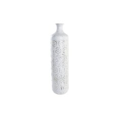 DKD Home Decor Vaza DKD Home Decor Golden Metal White Oriental (17 x 17 x 66 cm)