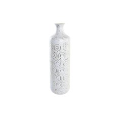 DKD Home Decor Vaza DKD Home Decor Golden Metal White Oriental (17 x 17 x 56 cm)