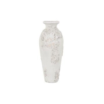 DKD Home Decor Vaza DKD Home Decor Bela smola Korala Sredozemlje 37,5 x 31,7 x 81 cm
