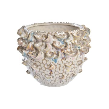 DKD Home Decor Vaza DKD Home Decor rjav porcelan Sredozemlje 17 x 17 x 13 cm