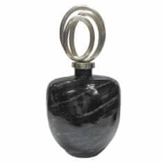 DKD Home Decor Vaza DKD Home Decor Crystal Silver Black Aluminium Modern (23 x 13 x 41 cm)