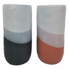 DKD Home Decor Vaza DKD Home Decor Tricolour 13 x 13 x 25 cm Dolomit (2 enote)