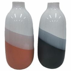 DKD Home Decor Vaza DKD Home Decor 13 x 13 x 29 cm Tricolour Dolomit (2 enoti)