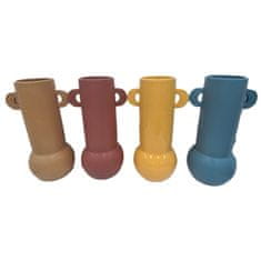 DKD Home Decor Vaza DKD Home Decor 16 x 14 x 28 cm bež modra terakota dolomit gorčica (4 kosi)
