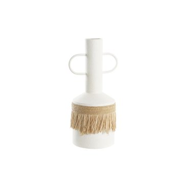 DKD Home Decor Vaza DKD Home Decor Bela naravna kovina 20 x 16 x 40 cm