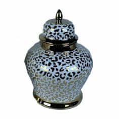 DKD Home Decor Tibor DKD Home Decor Porcelan Golden White Colonial (22 x 22 x 30 cm)
