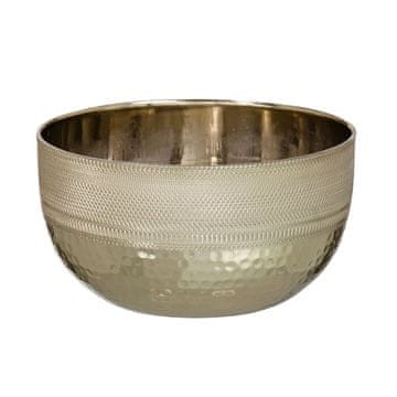 BigBuy Osrednji element 18,5 x 18,5 x 10 cm Zlati aluminij