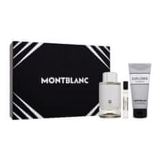 Mont Blanc Explorer Platinum Set parfumska voda 100 ml + gel za prhanje 100 ml + parfumska voda 7,5 ml za moške