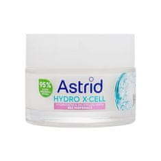 Astrid Hydro X-Cell Hydrating & Soothing Cream vlažilna in pomirjajoča krema brez parfuma 50 ml za ženske