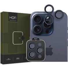 Hofi Camring zaščitno steklo za kamero na iPhone 15 Pro / 15 Pro Max, temnomodro