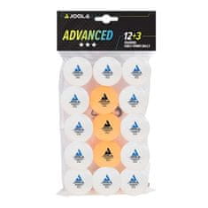 Joola Žogice za namizni tenis JOOLA Advanced Training *** 12 + 3 kosi - bele