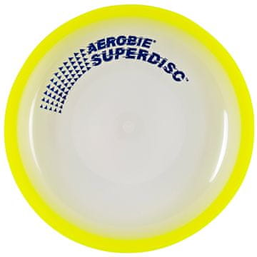 Aerobie Frisbee - leteči krožnik AEROBIE Superdisc - rumena