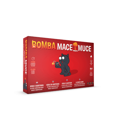 Mačja bomba igra s kartami