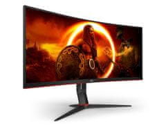 AOC CU34G2XP/BK LED gaming monitor, 86,4 cm (34), VA, WQHD, ukrivljen