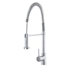 slomart pipa, prilagodljiva kuhinjska armatura za umivalnik, SPIRAL, krom