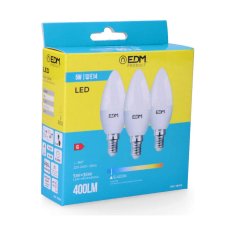 Edm Žarnica za sveče EDM 5 W E14 G 400 lm (6400K)