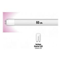 BigBuy LED cev Cegasa 324897 T8 4000K 9W topla svetloba Bela kristalna