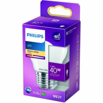 Philips Svetilka LED Philips E27 470 lm (4,5 x 8,2 cm) (2700 K)
