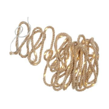 BigBuy Venec LED luči bele barve (5 m)