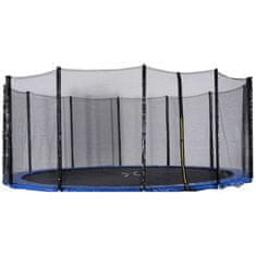 Too Much zaščitna mreža za trampolin, 488 cm, 6 nog/12 palic, brez konstrukcije