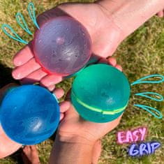 Netscroll Vodni balončki za večkratno uporabo (6 kosov), vodne bombe, ki so odlične za neprestano zabavo na plaži, dvorišču ali parku, različnih barv, FunBallons
