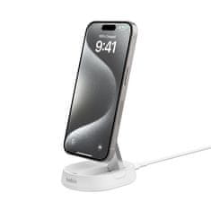 Belkin Pro Convertible Qi2,15W, mag.stojalo, bela