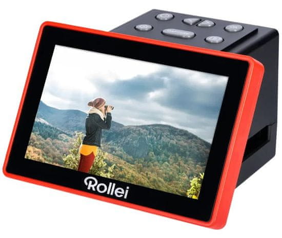 Rollei Skener DF-S 1300 SE/ diapozitivi in negativi/ 13Mpx/ 4300dpi/ 5" TFT-LCD/ SDHC/ USB-C